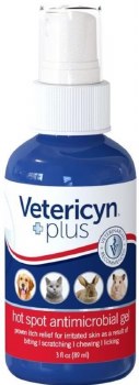 Vetericyn Plus Antimicrobial Hot Spot Hydrogel, 3oz