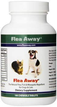 Flea Away Flea Tick And Mosquito Reppelant For Dogs And Cats 100 count
