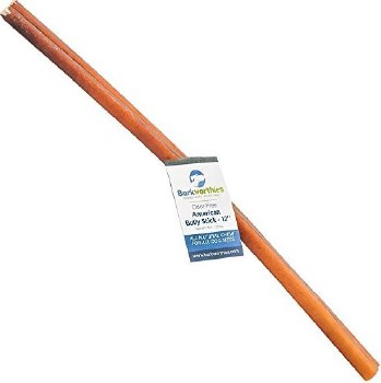 Barkworthies Bully Stick, Odor-Free, 12 inch