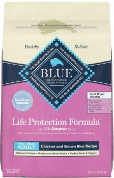 Blue Buffalo Life Protection Small Breed Adult Formula Chicken and Brown Rice Recipe Dry Dog Food 15lb