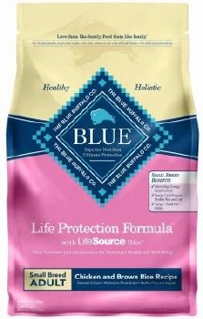 Blue Buffalo Life Protection Small Breed Adult Formula Chicken and Brown Rice Recipe, Dry Dog Food, 15lb