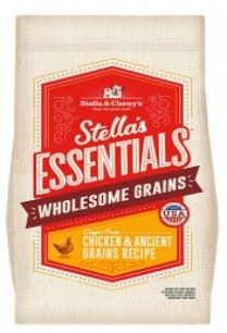 Stella's Essentials Cage Free Chicken with Ancient Grains Recipe Dry Dog Food 25lb