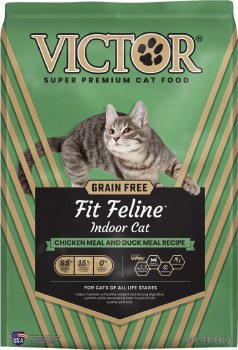 Victor Grain Free Fit Feline Indoor Cat, Dry Cat Food, 15lb
