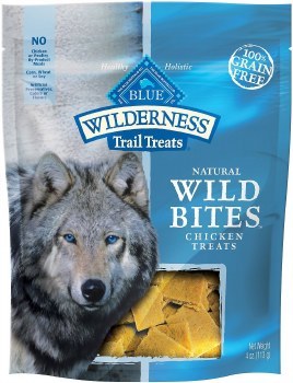 Blue Buffalo Wilderness Trail Treats Chicken Wild Bites Grain Free Dog Treats 4oz