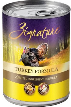 Zignature Turkey Limited Ingredient Formula Canned Wet Dog Food, case of 12, 13oz Cans