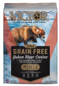 Victor Yukon River Salmon and Sweet Potato Recipe Grain Free Dry Dog Food 15lb