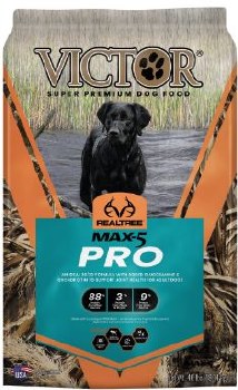 Victor Realtree Max-5 PRO Formula Beef and Brown Rice Recipe Dry Dog Food 40lb
