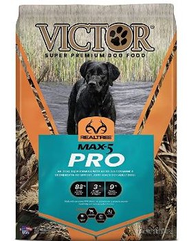 Victor Realtree Max-5 PRO Formula Beef and Brown Rice Recipe, Dry Dog Food, 15lb