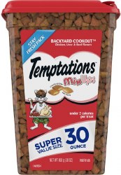 Whiskas Temptations Mixups Backyard Cookout Cat Treats 30oz