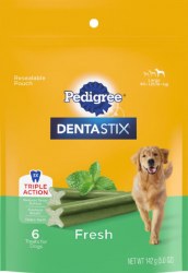 Pedigree Dentastix Fresh Large Dog Treats 6 pack