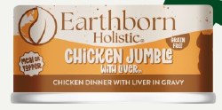 Earthborn Holistic Chicken Jumble Recipe Grain Free Canned, Wet Cat Food, 5.5oz