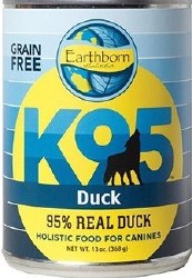 Earthborn Holistic K95 Duck Recipe Grain Free Canned Wet Dog Food 13oz