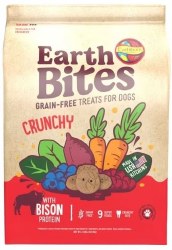 Earthborn Earth Bites Grain Free Bison Treat, Dog Biscuit, 2lb