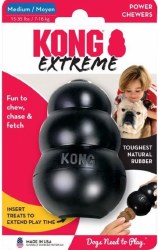 Kong Extreme Dog Toy, Black, Medium