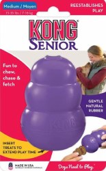 Kong Senior Dog Toy, Purple, Medium