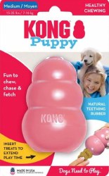 Kong Puppy Dog Toy, Assorted Colors, Medium 5 inch x 2.25 inch x 7.5 inch