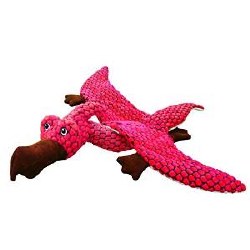 Kong Dynos Pterodactyl Dog Toy, Large, Coral
