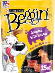 Purina Beggin' Strips Bacon Flavor Dog Treats 25oz