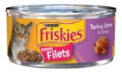 Purina Friskies Prime Filet Turkey, Wet Cat Food, 5.5oz
