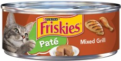 Purina Friskies Mixed Grill Pate, Wet Cat Food, 5.5oz