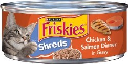 Purina Friskies Salmon and Chicken, Wet Cat Food, 5.5oz