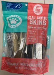 Hungry Paws Salmon Skin, Dog Treats, 5oz