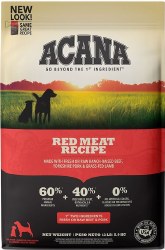Acana Heritage Red Meats Formula with Beef and Pork Grain Free Dry Dog Food 13 lbs
