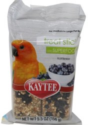 Kaytee Avian Super Food Blueberry Treat Sticks for Medium to Large Birds 5.5oz