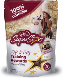 NutriSource Superstar Training Treat Beef, Dog Treats,16oz