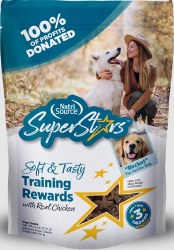 NutriSource Superstar Training Treat Chicken, Dog Treats, 4oz