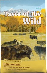 Taste of the Wild High Prairie Venison and Bison Recipe Grain Free Dry Dog Food 5 lbs