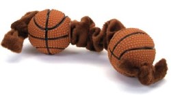 Lil Pals 8 inch Plush And Vinyl Basketball Tug