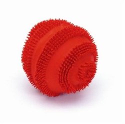 Rascals Vinyl Spiny Ball Red 2.5 inch