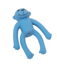 Lil Pals Latex 4 inch Monkey Blue