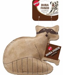 Spot Dura-Fused Leather Raccoon, Tan, 7.5 inch