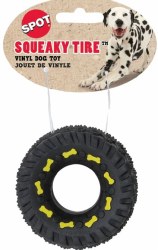 Spot Vinyl Squeaky Tire, Assorted, 3.5 inch