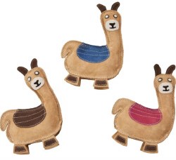 Spot Leather Llama, Assorted, Dog Toy, 9 inch