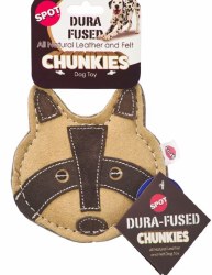 Spot Dura-Fused Leather Chunky Raccoon, 5 inch