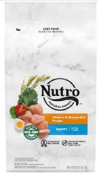 Nutro Natural Puppy Dry Dog Food, Chicken and Brown Rice Recipe, Dry Dog Food, 5lb