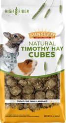 Sunseed Vitakraft Natural Timothy Cubes Small Animal Treat 16oz