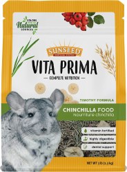Sunseed Vita Prima Complete Nutrition Chinchilla Food, 3lb
