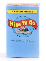 Mice to Go Frozen Pinky Mice 6 Count