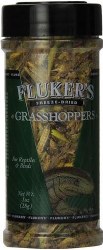 Flukers Freeze Dried Grasshoppers Reptile Food 1oz