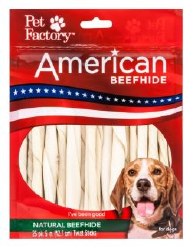 Pet Factory Beef Twist Sticks, 5 inch