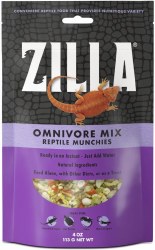 Zilla Reptile Munchies Omnivore Mix Reptile Food 4oz