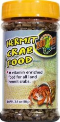Zoo Med Lab Hermit Crab Food Pellets, 2.4oz