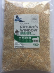 Natures Window Cracked Corn, Wild Bird Seed, 5lb