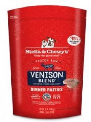 Stella & Chewy's Venison Blend Patties, Frozen Dog Food, 3lb