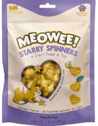 Meowee! starry Spinnrs 2 in 1, Cat Treat and Toy, 2.8 oz