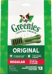 Greenies Dental Orignal Regular 12 count